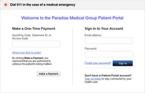 Paradise Medical Group Patient Portal